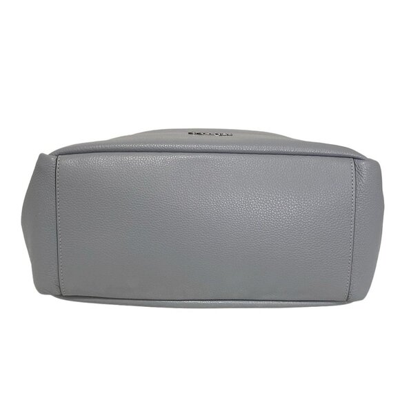 Auth COACH - CV996 Light Blue Leather Tote Bag - Picture 6 of 9